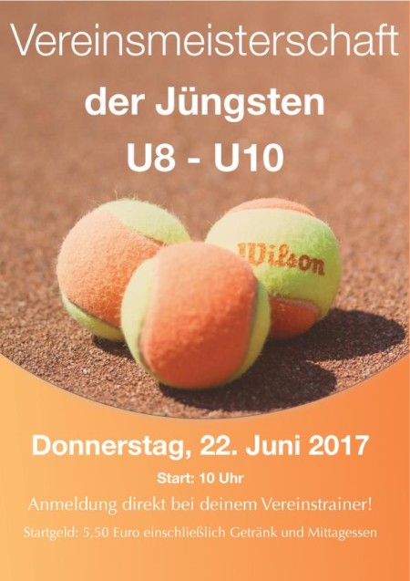 Vereinsmeisterschaften der Jüngsten U8 – U10 – am 22.06.17