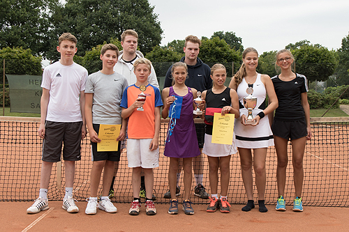 Vereinsmeisterschaften der Jugend U12 – U18 – am 05.08.2017